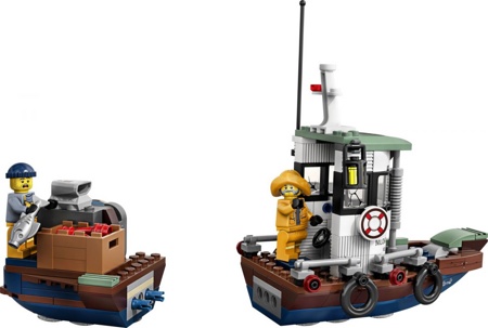 Лего 70419 Старый рыбацкий корабль Lego Hidden Side