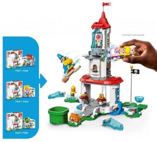 Лего 71407 Ледяная башня и Персиковый костюм кота Lego Super Mario