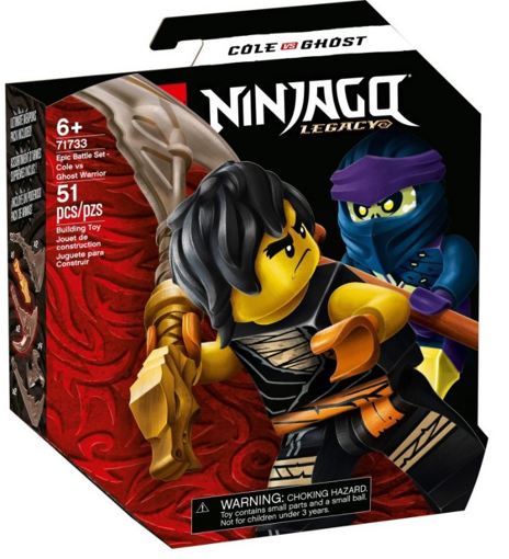 Лего 71733 Легендарные битвы: Коул против Призрачного Воина Lego Ninjago