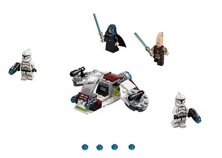 Лего 75206 Боевой набор Джедаев и клонов-пехотинцев Lego Star Wars