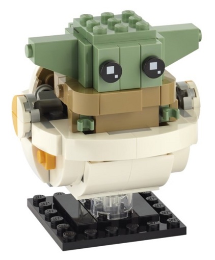 Лего 75317 Мандалорец и малыш Lego Brick Headz