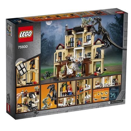 Лего 75930 Нападение индораптора в поместье Lego Jurassic World