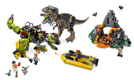 Лего 75938 Бой тираннозавра и робота-динозавра Lego Jurassic World