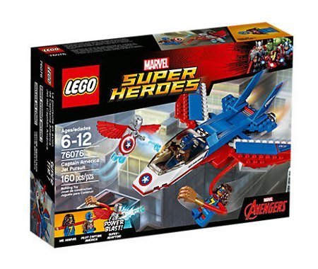 Лего 76076 Воздушная погоня Капитана Америка Lego Superheroes