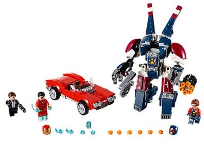 Лего 76077 Железный человек Стальной Детройт наносит удар Lego Superheroes