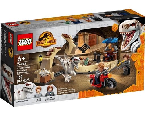 Лего 76945 Атроцираптор - погоня на мотоцикле Lego Jurassic World