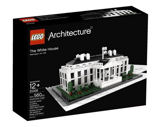 Конструктор Лего Архитектура 21006 Белый Дом