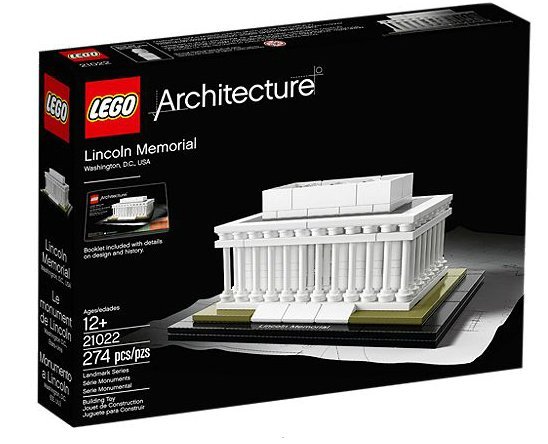Конструктор Лего Архитектура 21022 Мемориал Линкольна