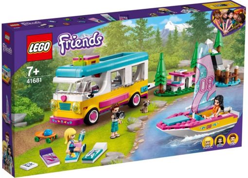 Лего 41681 Лесной дом на колесах и парусная лодка Lego Friends