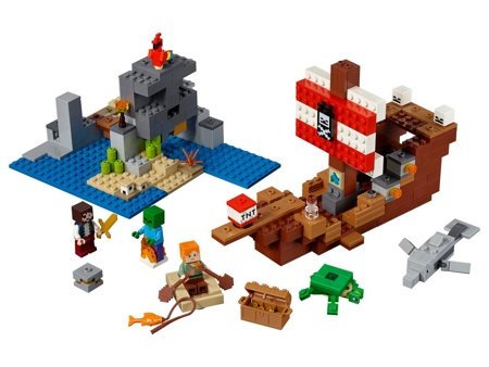 Лего Пиратский корабль Lego Minecraft 21152