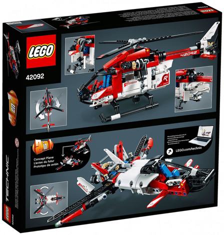 Лего 42092 Спасательный вертолет Lego Technic