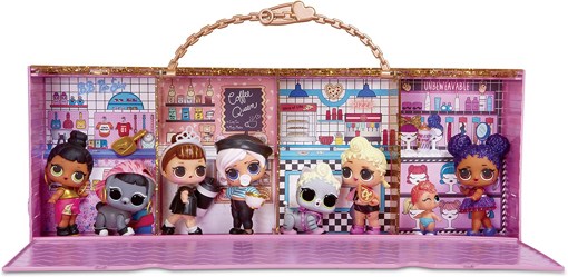 Lol Surprise Mini-Shops 3 в 1 - магазин, подставка, кейс для хранения кукол Лол