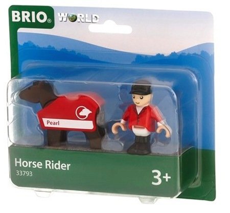 Лошадь с наездником Brio 33793