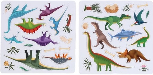 Магнитная книжка-игрушка В мире динозавров Буква-Ленд 7084449