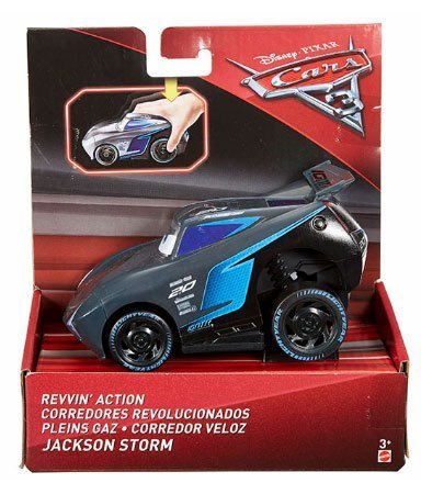 Машинка Джексон Шторм с автоподзаводом Тачки 3 Mattel DVD34