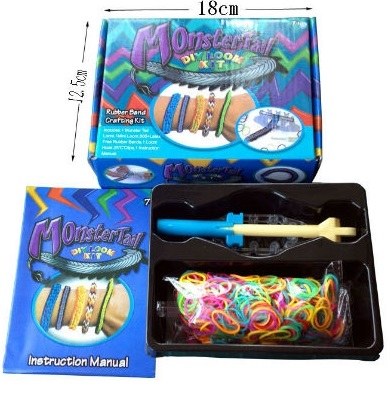 Мини набор для плетения браслетов Monster Tail Rainbow Loom T1000(611)
