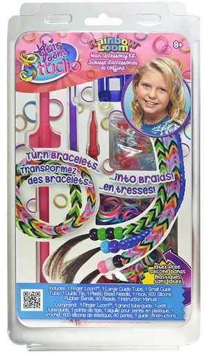Мини набор для плетения украшений для волос Rainbow Loom Hair Braid R0053B