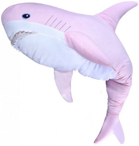 Мягкая игрушка "Акула" Fancy AKL01R розовая 47 см