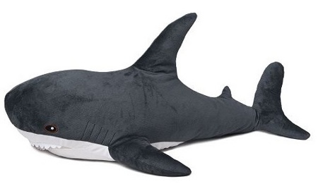 Мягкая игрушка "Акула" Fancy AKL3 темно-серая 98 см