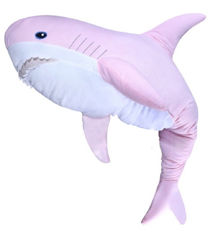 Мягкая игрушка "Акула" Fancy AKL3R розовая 98 см