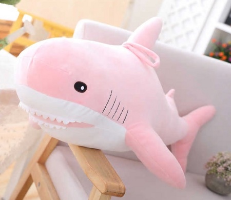 Мягкая игрушка "Акула" Fancy AKL3R розовая 98 см