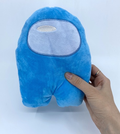 Мягкая игрушка Among Us голубой 20 см