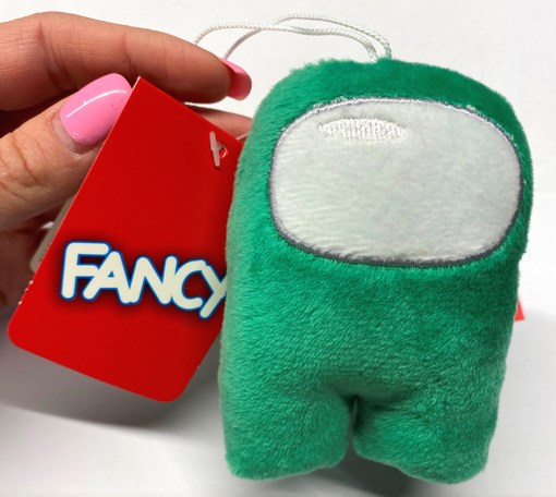 Мягкая игрушка-брелок Among Us Fancy зеленый