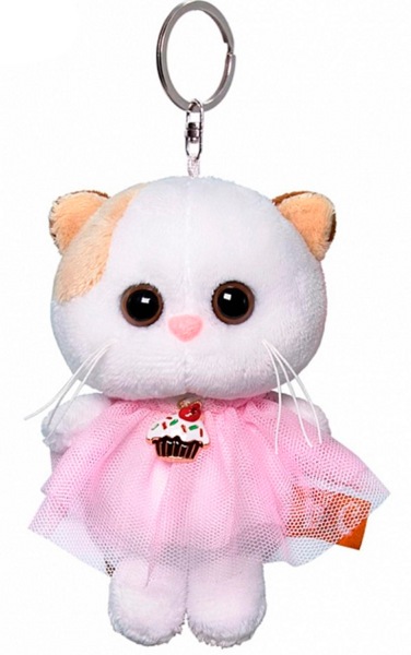 Мягкая игрушка-брелок Кошечка Ли-Ли в платье 13 см ABB-019