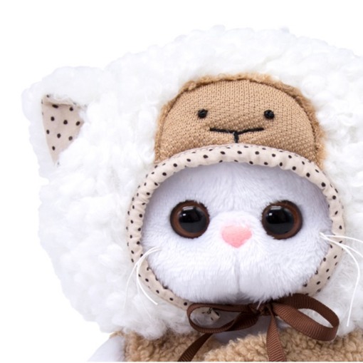 Мягкая игрушка Кошечка Ли-Ли Беби в костюме овечки 20 см LB-025