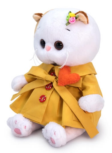 Мягкая игрушка Кошечка Ли-Ли Беби в плаще и с сердечком 20 см LB-048
