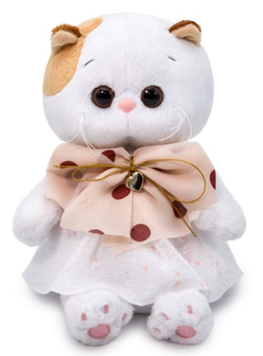 Мягкая игрушка Кошечка Ли-Ли Беби в платье с бантом 20 см LB-054