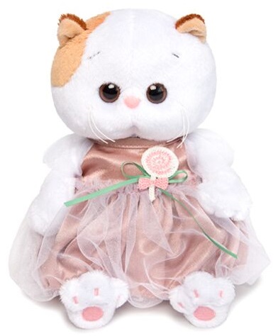 Мягкая игрушка Кошечка Ли-Ли Беби в платье с леденцом 20 см LB-018