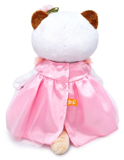 Мягкая игрушка Кошечка Ли-Ли Беби в платье с объемными цветами 24 см LK24-079