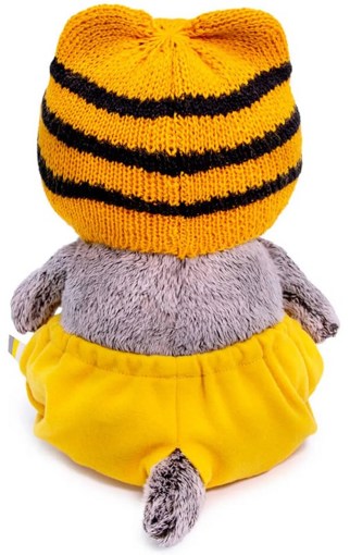 Мягкая игрушка Кот Басик Беби в шапке тигренка 20 см BB-078