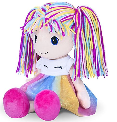 Мягкая игрушка Кукла Стильняшка радуга MaxiToys MT-HH-R06191