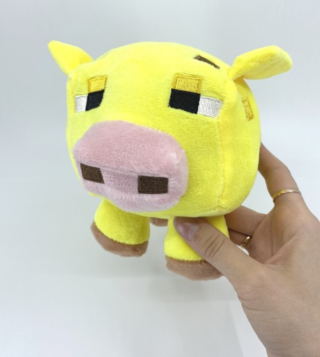 Мягкая игрушка Майнкрафт Желтая Свинья - фото2