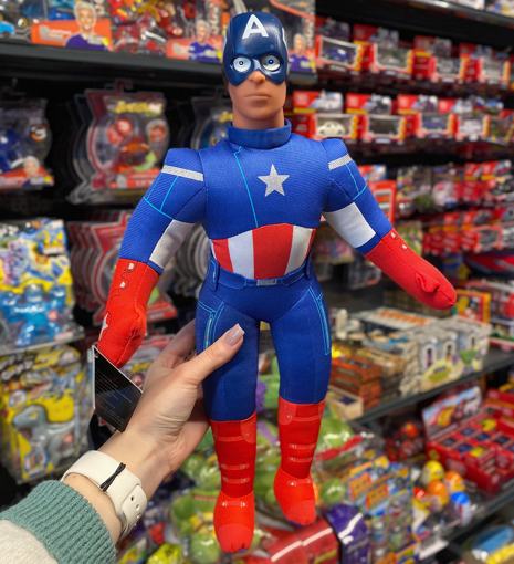 Мягкая игрушка Супергерой Капитан Америка