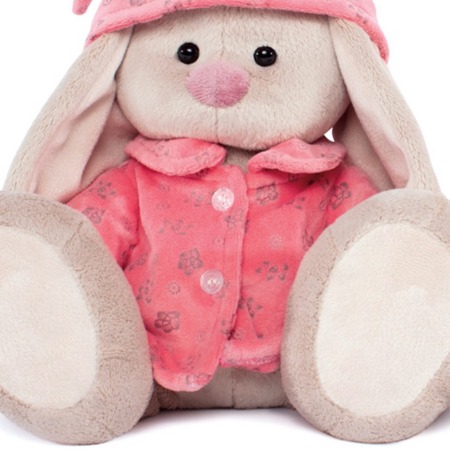 Мягкая игрушка Зайка Ми в розовой пижаме 18 см SidS-070