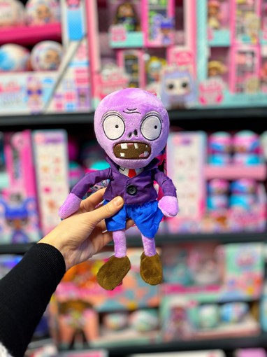 Мягкая игрушка Зомби фиолетовый Plants vs Zombies