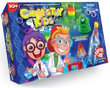 Набор из 10 опытов №1 Chemistry Kids Danko Toys CHK-01-01