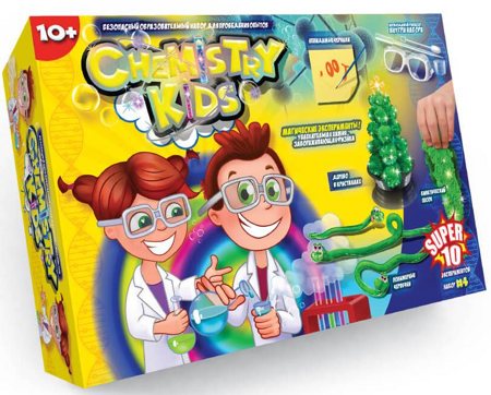 Набор из 10 опытов №4 Chemistry Kids Danko Toys CHK-01-04