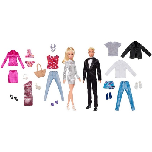 Набор Барби и Кен с модной одеждой GHT40