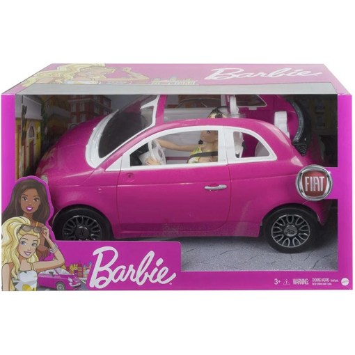 Набор Барби Розовый Фиат с куклой Barbie GXR57