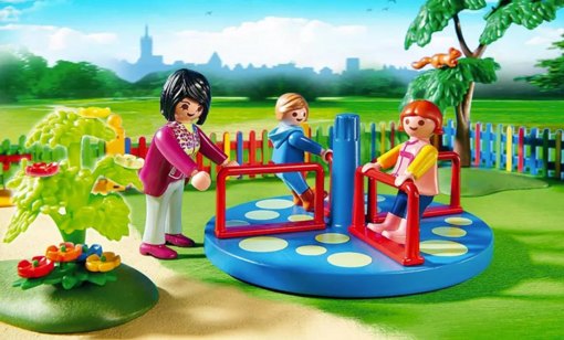 Набор Детская площадка с оградой Playmobil 5568