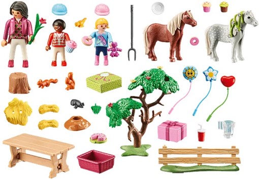Набор Детский день рождения на пони-ферме Playmobil 70997