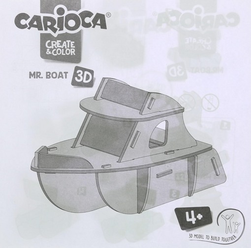 Набор для конструирования и раскрашивания Катер Mr Boat Carioca 42905