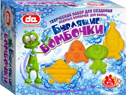 Набор для создания бурлящих бомбочек для ванны "Инопланетяне" Дети Арт ДА17001