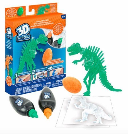 Набор для создания объемных моделей Тиранозавр Рекс (формочки и гели) 3D Magic 83001