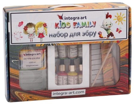 Набор для создания рисунков на воде Эбру Kids Plus Integra Art
