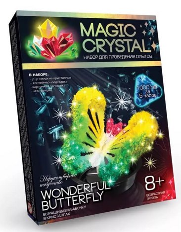 Набор для выращивания кристаллов "Бабочка" Magic Crystal Danko Toys